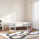 Sengeramme for barn hvit 90x190 cm heltre furu 8721102798436