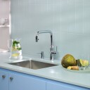 Quooker Flex Square Kjøkkenarmatur med Uttrekksslange Rose Copper / Pro3 Uttrekk