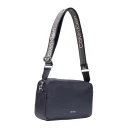 Calvin Klein Webbing 2X Strap Lg Camera Bag Black ONE SIZE