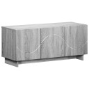 vidaXL TV benk 90 x 34,5 x 40 cm Grå Sonoma Konstruert tre