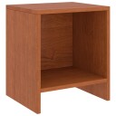 vidaXL Nattbord 2 stk honningbrun 35x30x40 cm heltre furu