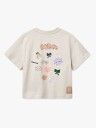 Liewood Tyler Placement Ss T Shirt   Cream   86/92