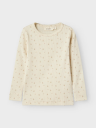 Lil- Atelier Gago Long Sleeve Slim Top Beige 98