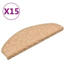 vidaXL Trappetrinnstepper 15 stk gull 65x21x4 cm