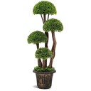 Kunstig topiary tre laget av sedertre dekorativt kunstig tre 90 cm