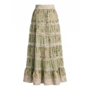 Alice + Olivia Dame Skjørt Grønn 3XS,