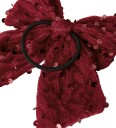 name it Nkfrijoy Bow Hairelastic RED DAHLIA One Size