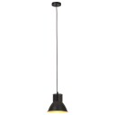 vidaXL Hengelampe 25 W svart rund 17 cm E27