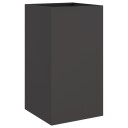 vidaXL Plantekasse svart 42x38x75 cm stål
