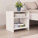 vidaXL Nattbord 2 stk hvit 40x30x40 cm sponplate