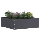 vidaXL Gjerdekant 6 pcs Antrasitt 40 x 40 x 13 cm Stål