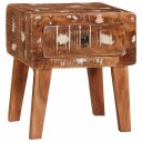  Sluttbord Flerfarget 40 x 32 x 46 cm gjenvunnet heltre