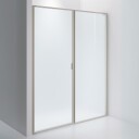 INR Iconic Nordic Rooms Dusjvegg Edge 4 Måltlpasset - Høyre / Stone Grått Glass