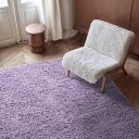 Ryetepper   Combarro Solid Cotton Shaggy lys lilla Størrelse: 160 x 230 cm