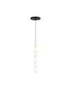 Orbet 5 Light Pendant Nightshade Black