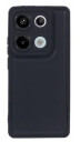 EIDERWOOD Xiaomi Redmi Note 13 Pro (4G) / Poco M6 Pro Fleksibelt Plasttrekk med Polstret Lærpute - Svart
