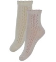 Minymo Burnished Lilac Ankle Strømpe Solid 2 Pakning 35 38