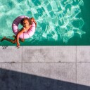 Quut - Swim ring medium - cherry red - (15173366)