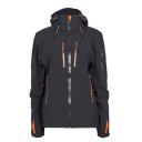 Tracker 7092 Dame Kontrastfarget Extreme Pro Shell, svart/oransje, 1 stk., STK-709217 XL