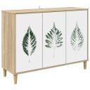 vidaXL Serviesskap HANAU Sonoma 102 x 33 x 75 cm Konstruert tre