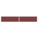vidaXL Uttrekkbar sidemarkise 160x1000 cm brun