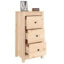 vidaXL Skjenk 40x35x80 cm heltre furu