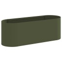 vidaXL Hevet Hagebed Olivengrønn 120 x 40 x 40 cm
