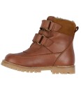 Pom Pom Vintersko m. Fôr   Borrelås Støvel Tex   Dark Camel   Pom Pom   31   Vinterstøvler   Brun