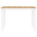 Spisebord Panama hvit 117x60x75 cm heltre furu 4005704