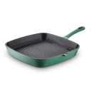 BARBARY&OAK Støpejern Grillpanne, 26cm, Grønn