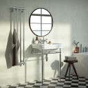 Nordhem Carlsten Håndkletørker 350x1200 mm, Vann/Strøm, Krom