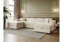 Bizantine Sovesofa Dobbel Divan 4 Seter   Beige