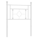 Sengegavl i metall hvit 75 cm 8721012249479