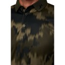 J.LINDEBERG Tour Tech Print Golf Polo T skjorte Herre Grønn/Svart M