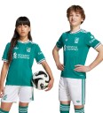 Adidas Originals Fotballtrøye   Liverpool 25/26 3. Sett   Seagre   Adidas Originals   8 år 128   Fotballtrøye   Grønn