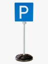 BIG Big Bobby Car Traffic Signs White
