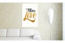Bilde My Home Love 60x90 Artgeist sp. z o. o.