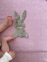 Baby sweet bunny bambuspledd 75X100 cm rosa