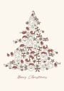 Doodle Christmas Tree Plakat Plakat / 50x70cm