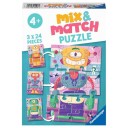 Ravensburger Mix & Match Cute Robots 3x24p