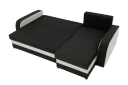 Alvared 3 seters Hjørnesovesofa Universal   Svart/Grå