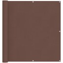 vidaXL Balkong Skjerm Brun 110 x 300 cm Oxford Stoff