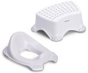 Beemoo CARE Anti-Slip Toalettsete og Krakk Hvit