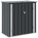 vidaXL Hage Lagringsboks Svart 101,5 x 57 x 100,5 cm Stål