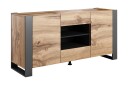 Kommode Feltch 164x44 cm   Grå / Tre / Natur