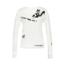 Zadig & Voltaire Dame Topper Hvit M,