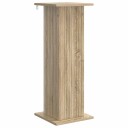 vidaXL Planteholder Sonoma eik 30,5 x 30 x 80,5 cm Konstruert tre