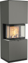 Contura i61AA panorama elementpeis med Artstone Antracit omramming