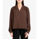 Semicouture Dame Bluser & Skjorter Brun L,