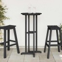 Barbord Svart 55x55x107 cm HDPE